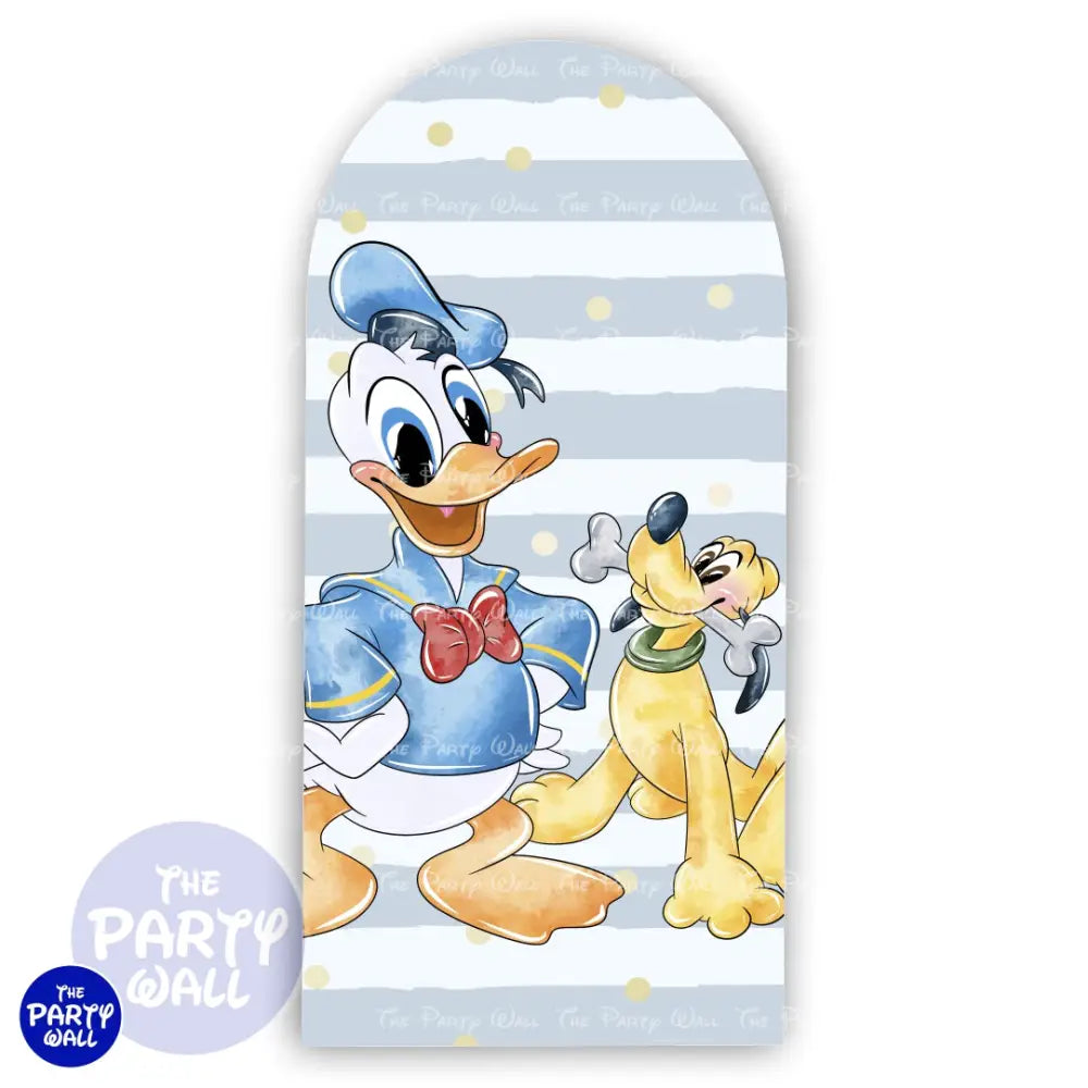 Mickey Mouse - Funda para mampara de punta redonda o rectangular Mampara de punta redonda