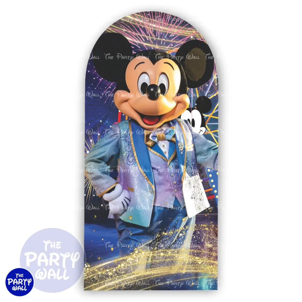Mickey Mouse - Funda para mampara de punta redonda o rectangular Mampara de punta redonda