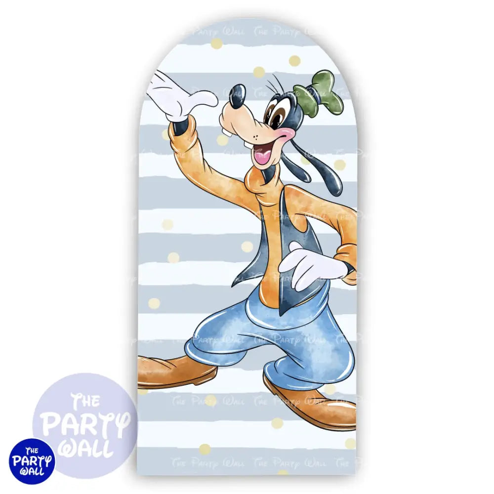 Mickey Mouse - Funda para mampara de punta redonda o rectangular Mampara de punta redonda