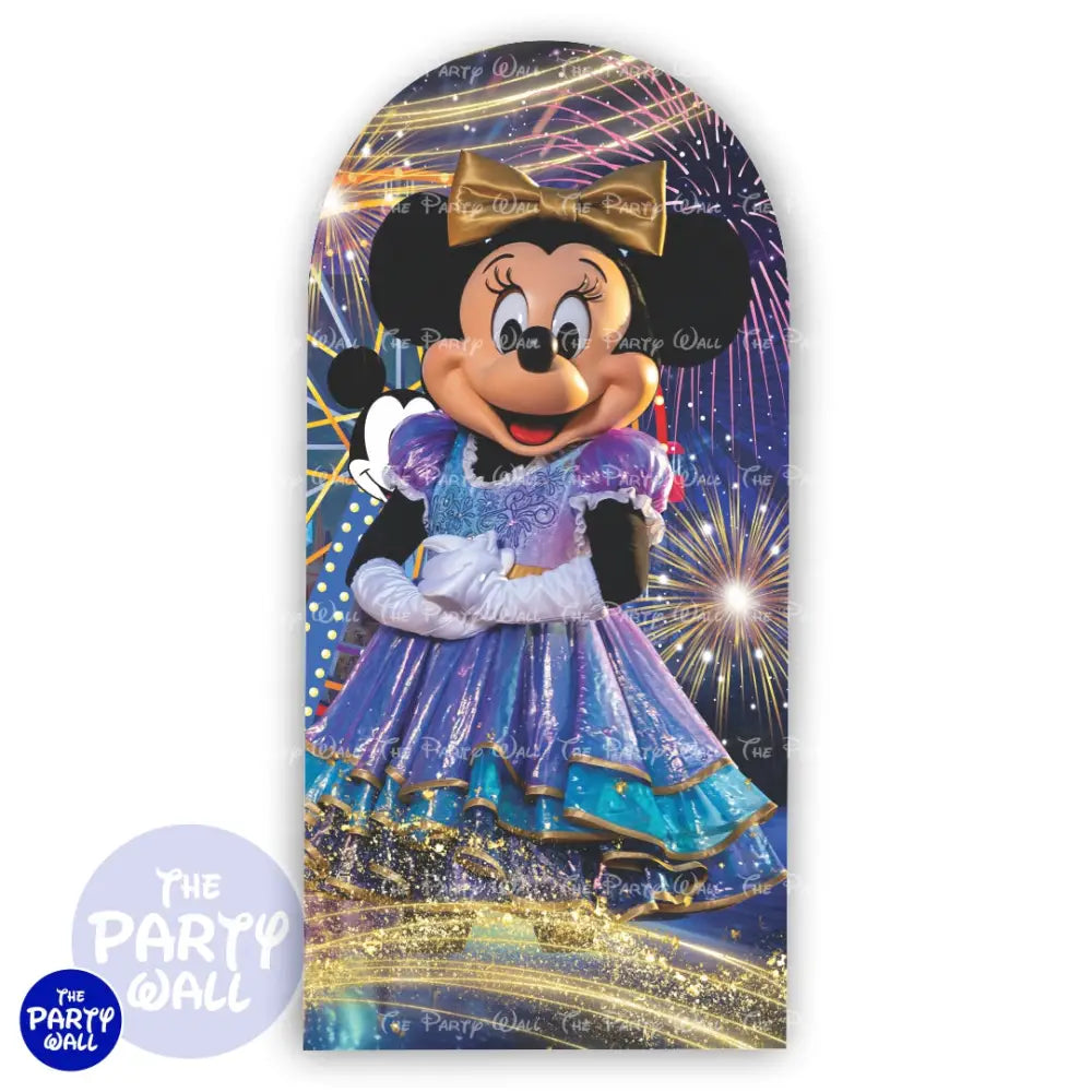 Mickey Mouse - Funda para mampara de punta redonda o rectangular Mampara de punta redonda