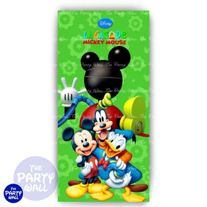 Mickey Mouse - Funda para mampara de punta redonda o rectangular Mampara de punta redonda