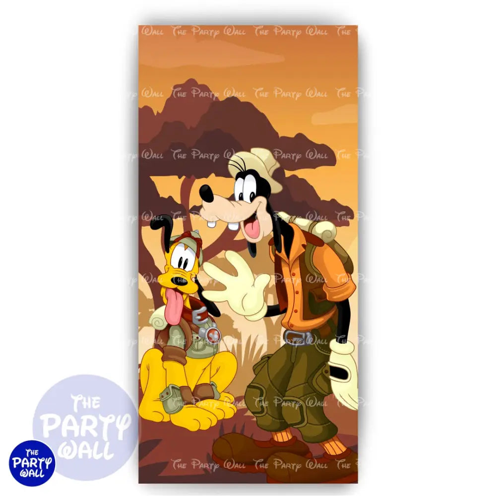 Mickey Mouse - Funda para mampara de punta redonda o rectangular Mampara de punta redonda