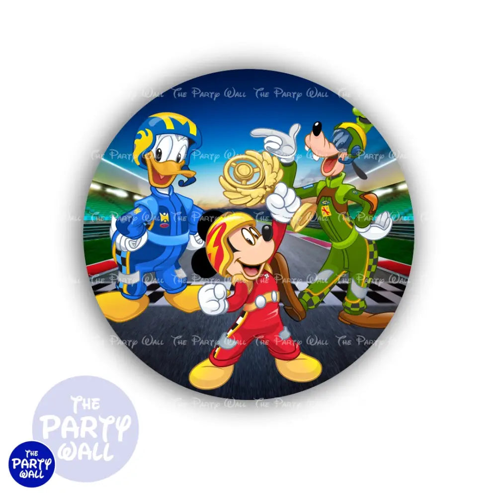 Mickey Mouse Piloto - Funda para mampara circular Circular