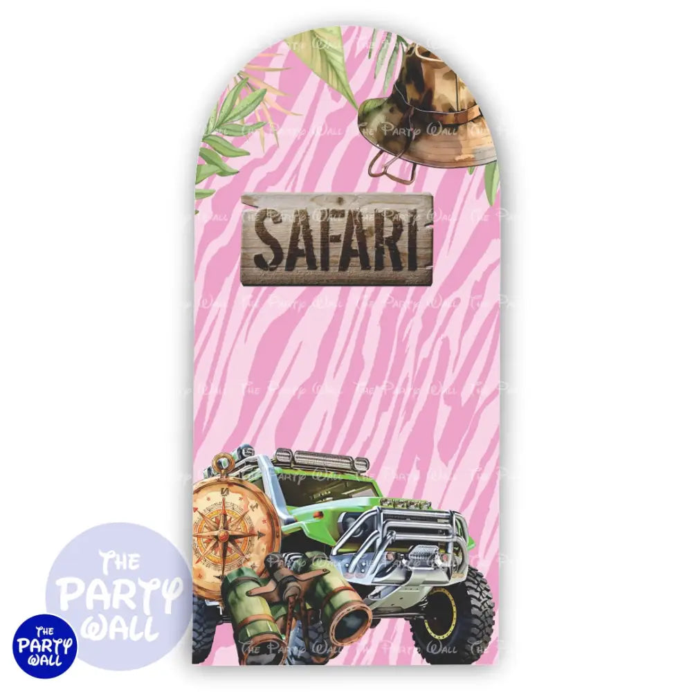 Mickey Mouse Safari - Funda para mampara de punta redonda o rectangular Mampara de punta redonda