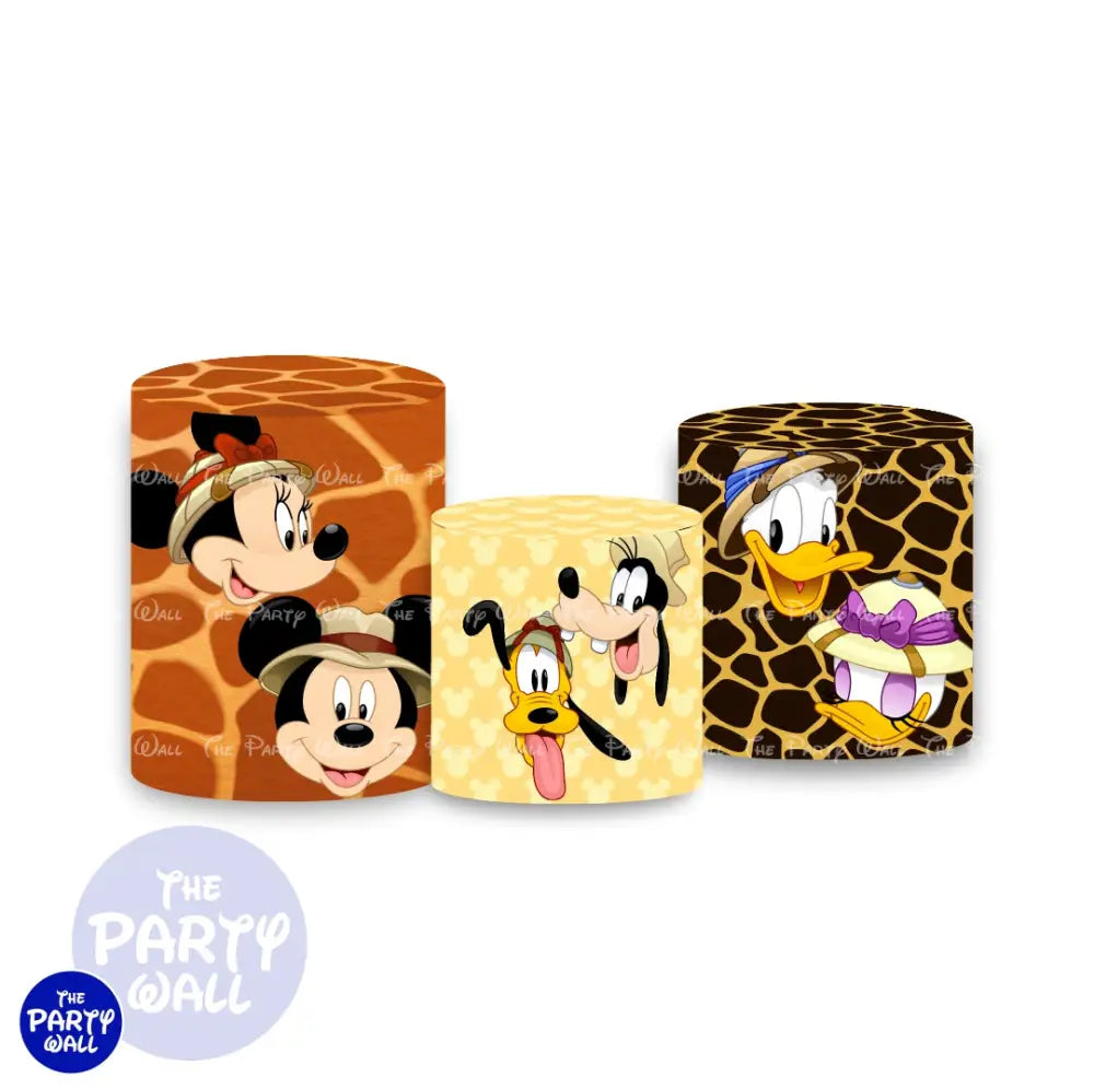 Mickey Mouse Safari - Fundas para cilindros Cilindros