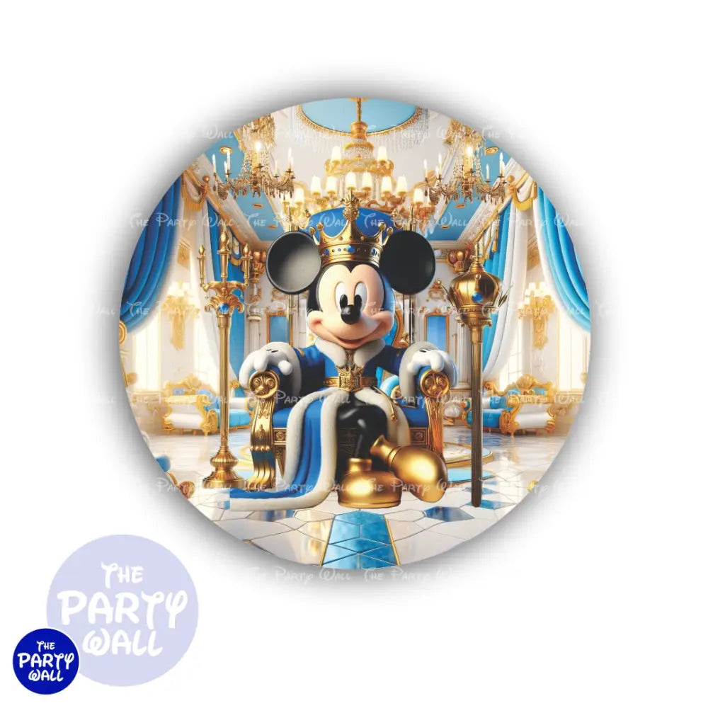 Mickey Príncipe - Funda para mampara circular Circular