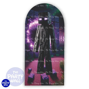 Minecraft - Funda para mampara de punta redonda o rectangular Mampara de punta redonda