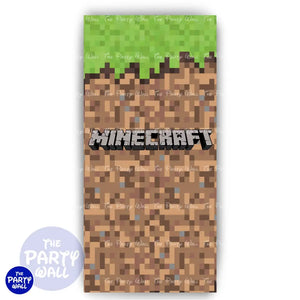 Minecraft - Funda para mampara de punta redonda o rectangular Mampara de punta redonda