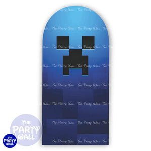 Minecraft - Funda para mampara de punta redonda o rectangular Mampara de punta redonda