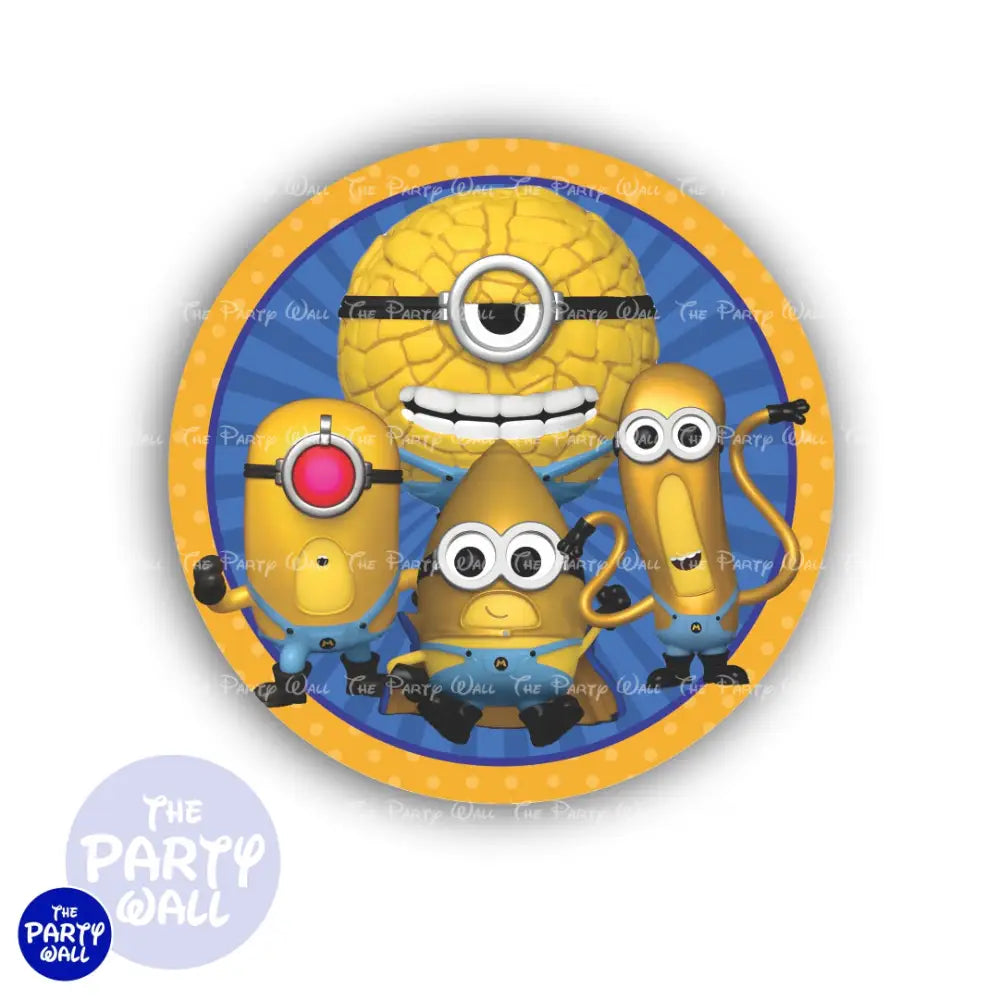 Minions - Funda para mampara circular Circular