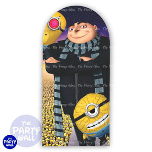 Minions - Funda para mampara cuadrada Mampara de punta redonda