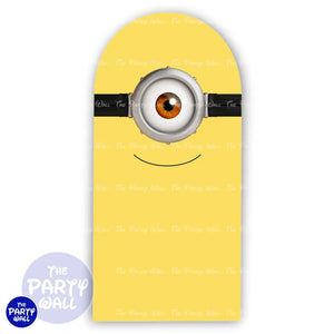 Minions - Funda para mampara de punta redonda o rectangular Mampara de punta redonda