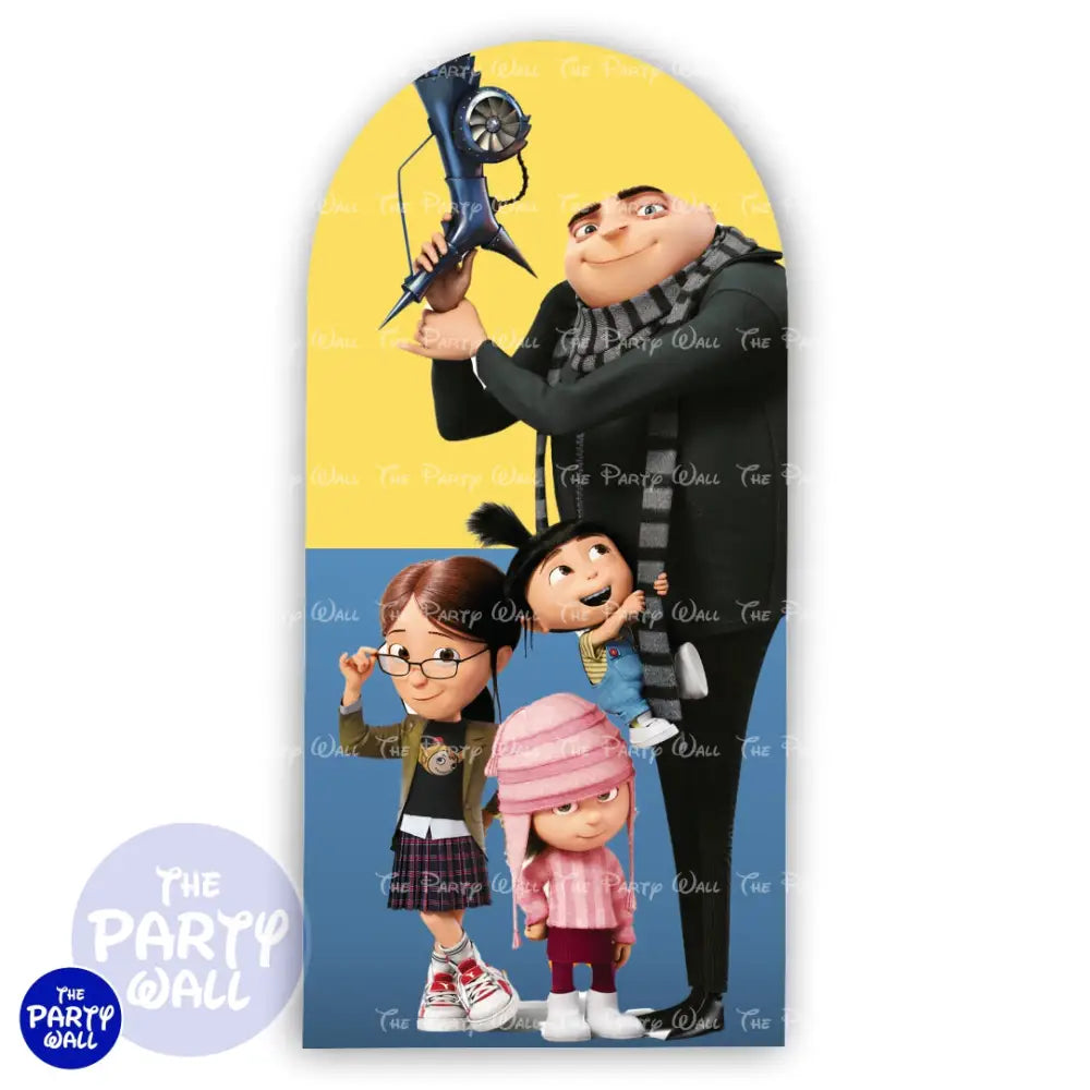 Minions - Funda para mampara de punta redonda o rectangular Mampara de punta redonda