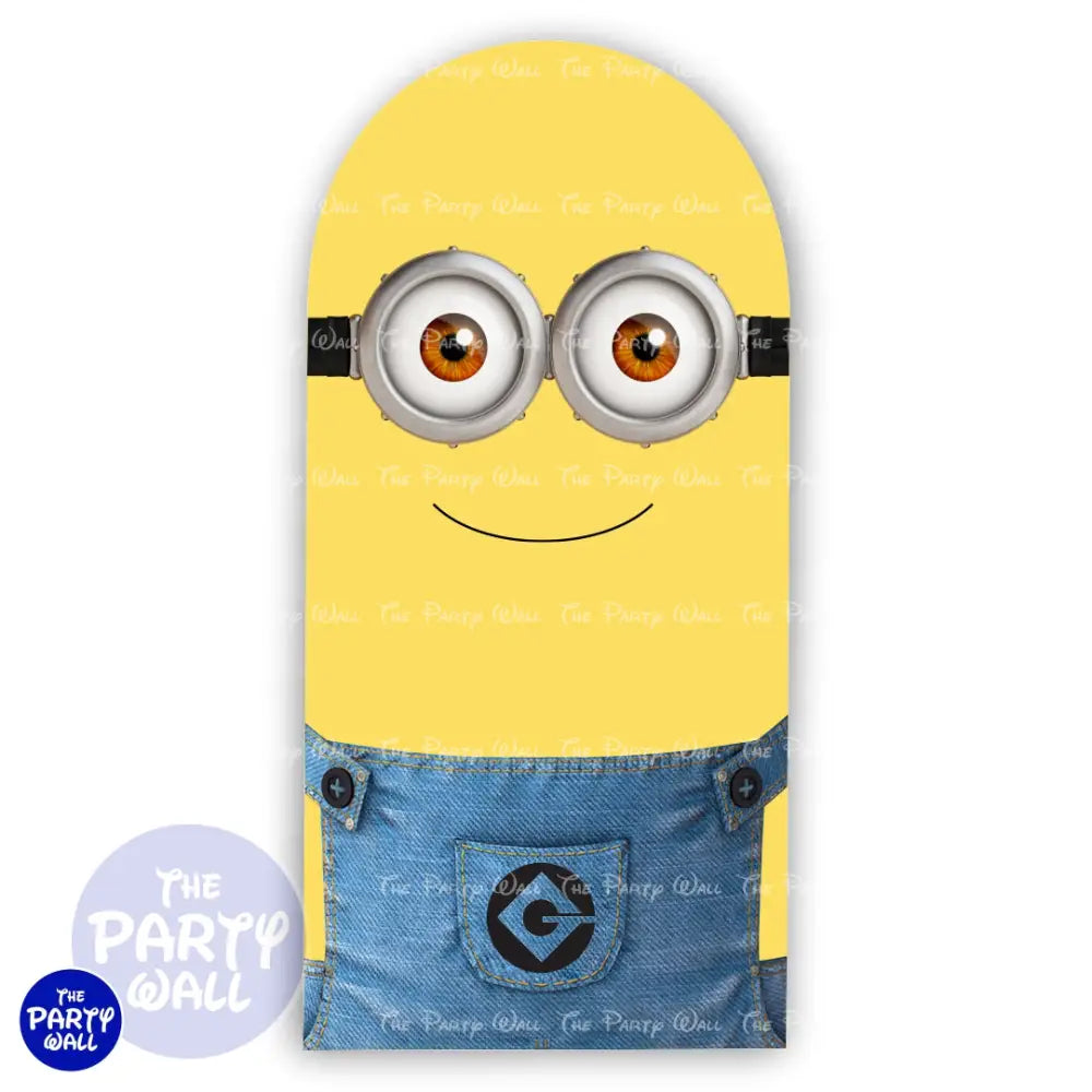 Minions - Funda para mampara de punta redonda o rectangular Mampara de punta redonda