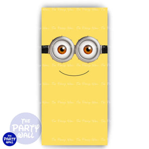 Minions - Funda para mampara de punta redonda o rectangular Mampara de punta redonda