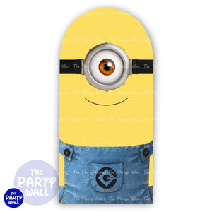 Minions - Funda para mampara de punta redonda o rectangular Mampara de punta redonda