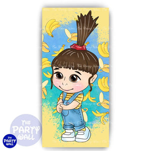 Minions - Funda para mampara de punta redonda o rectangular Mampara de punta redonda