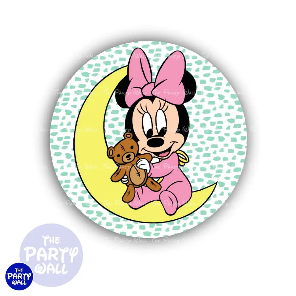 Minnie Mouse Bebé - Funda para mampara circular Circular