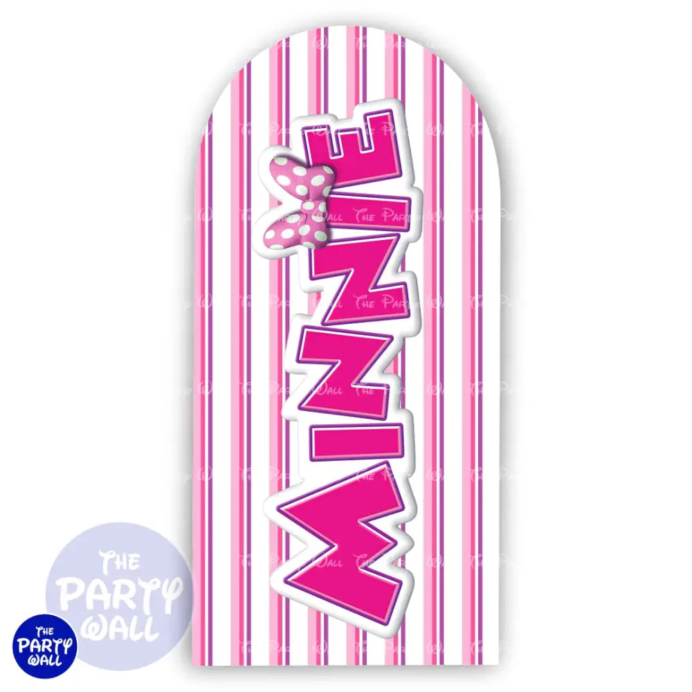 Minnie Mouse Bebé - Funda para mampara de punta redonda o rectangular Mampara de punta redonda