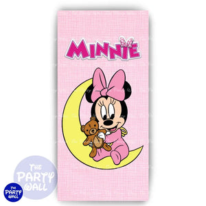 Minnie Mouse Bebé - Funda para mampara de punta redonda o rectangular Mampara de punta redonda