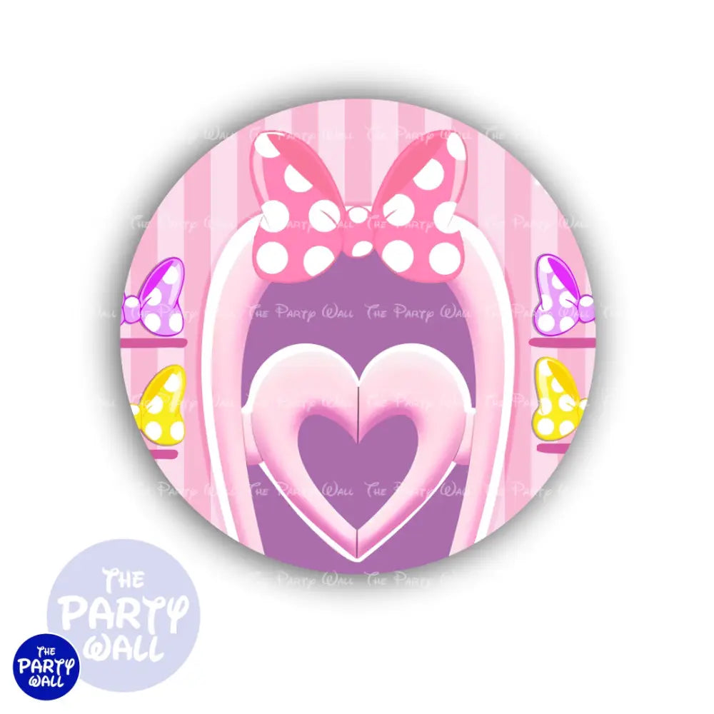 Minnie Mouse Boutique - Funda para mampara circular Circular
