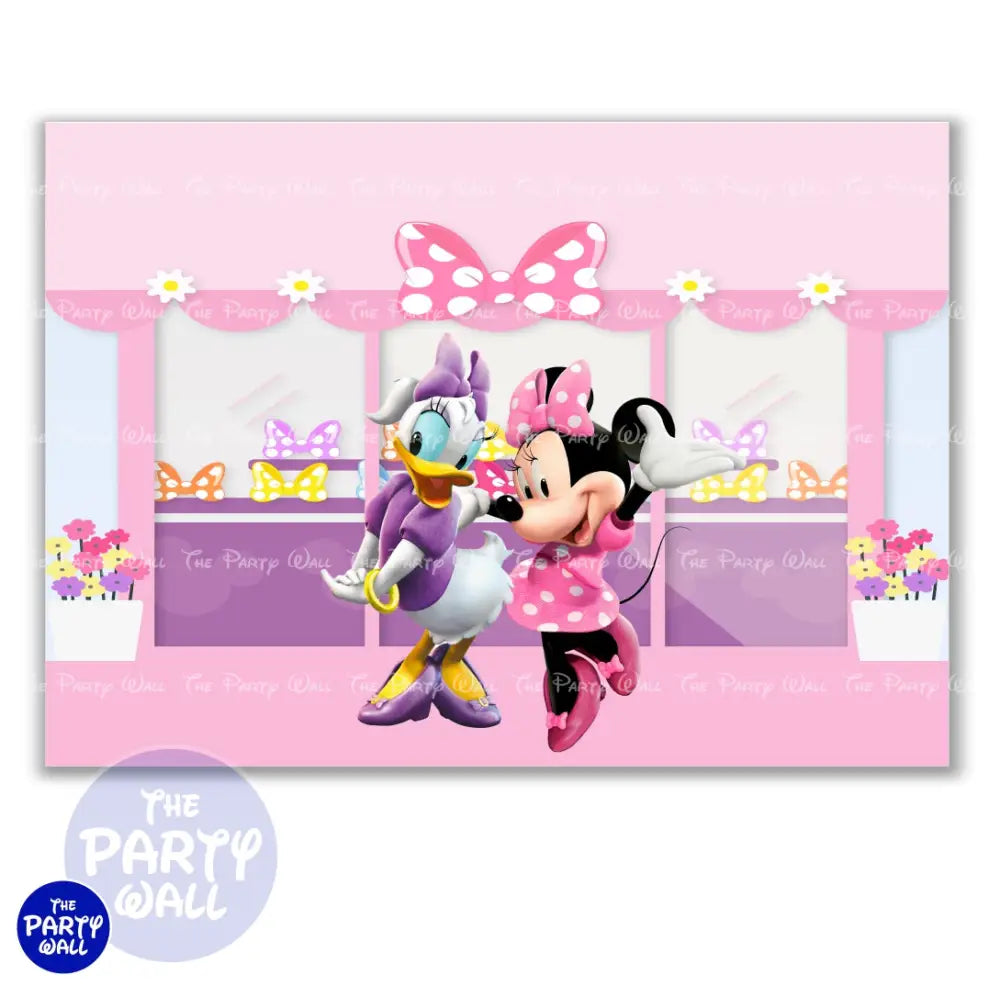 Minnie Mouse Boutique - Funda para mampara cuadrada o rectangular Cuadrado o Rectangular