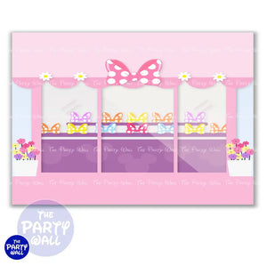 Minnie Mouse Boutique - Funda para mampara cuadrada o rectangular Cuadrado o Rectangular