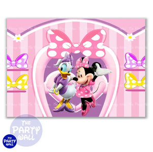 Minnie Mouse Boutique - Funda para mampara cuadrada o rectangular Cuadrado o Rectangular