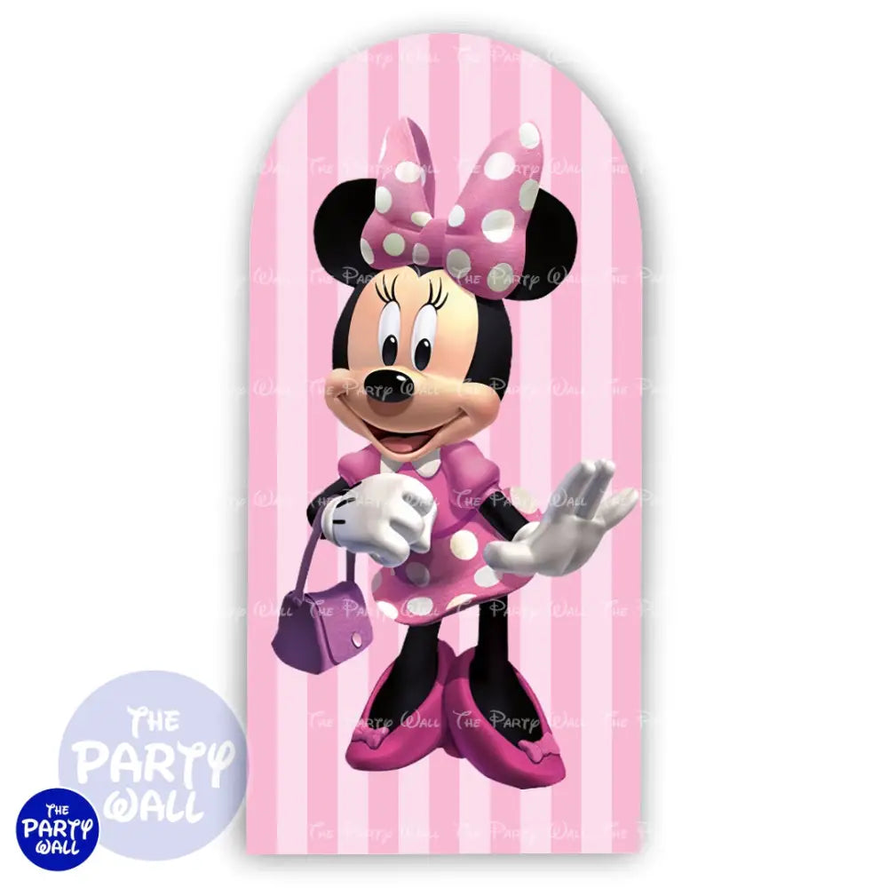 Minnie Mouse Boutique - Funda para mampara de punta redonda o rectangular Mampara de punta redonda