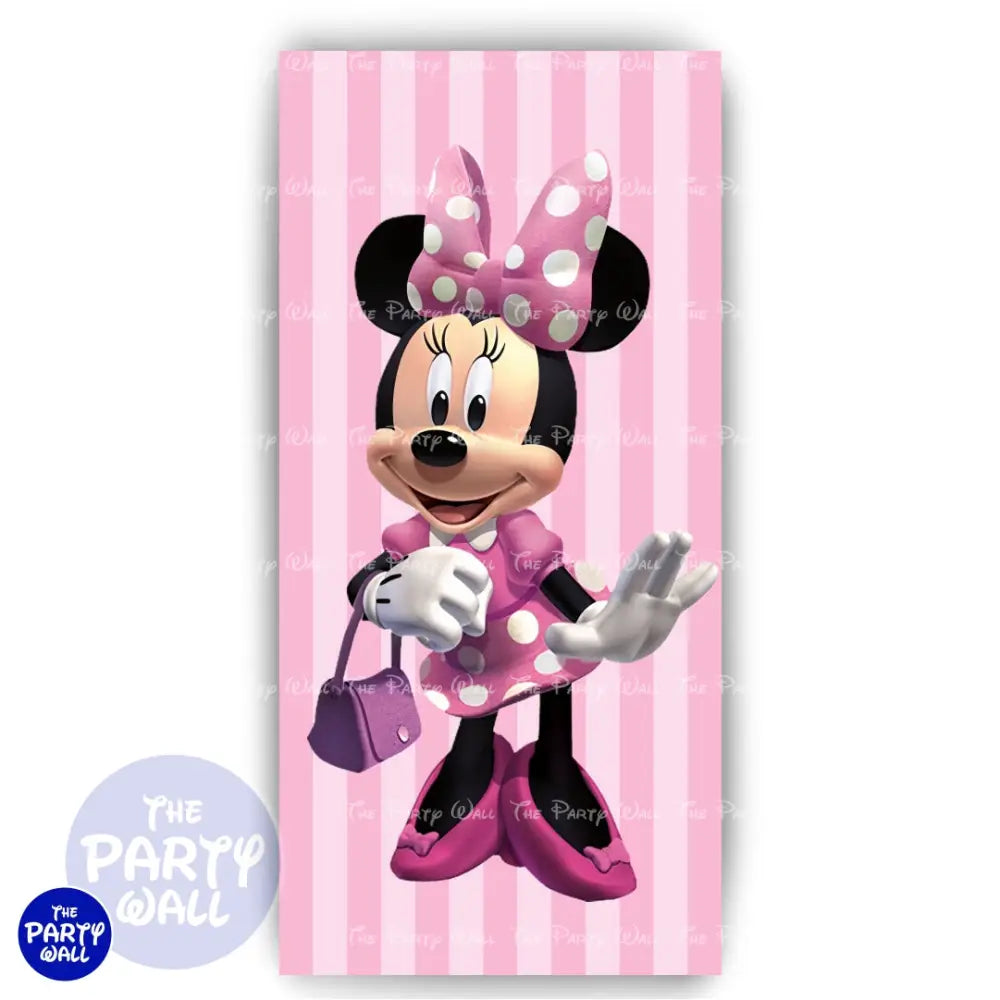 Minnie Mouse Boutique - Funda para mampara de punta redonda o rectangular Mampara de punta redonda