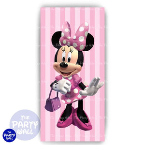 Minnie Mouse Boutique - Funda para mampara de punta redonda o rectangular Mampara de punta redonda
