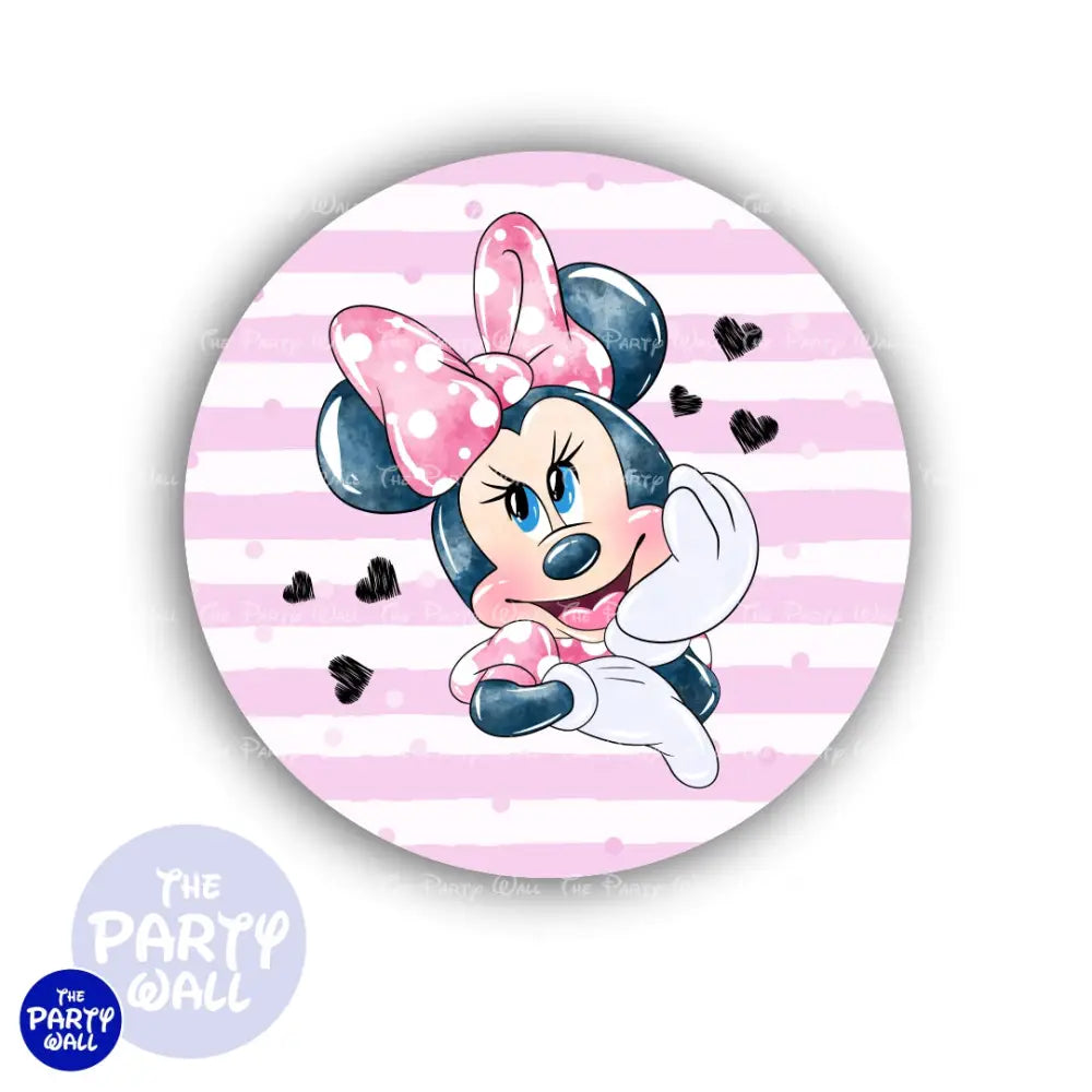 Minnie Mouse - Funda para mampara circular Circular