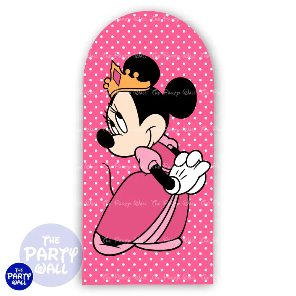 Minnie Mouse - Funda para mampara de punta redonda o rectangular Mampara de punta redonda