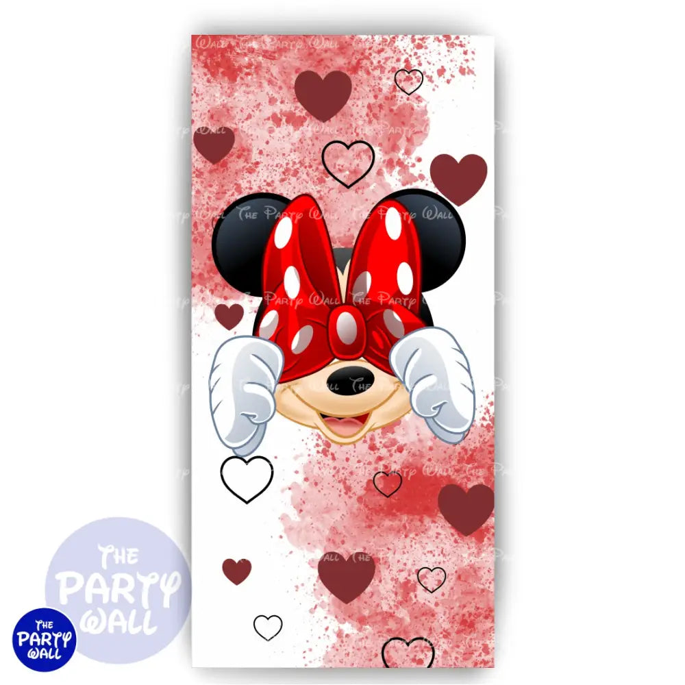 Minnie Mouse Funda para mampara de punta redonda o rectangular Mampara de punta redonda