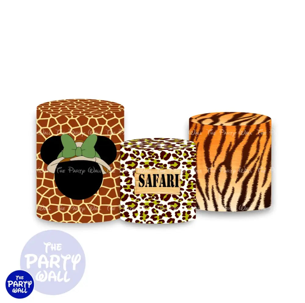 Minnie Mouse Safari - Fundas para cilindros Cilindros