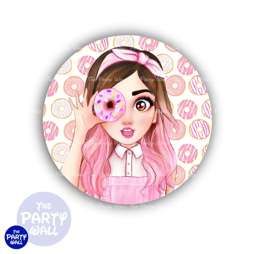 Mis Pastelitos - Funda para mampara circular Circular