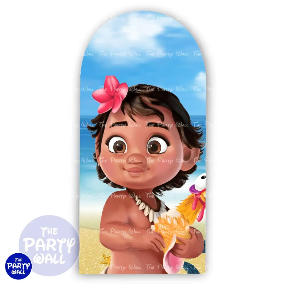 Moana - Funda para mampara de punta redonda o rectangular Mampara de punta redonda