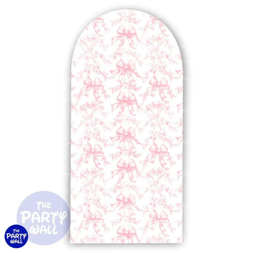 Moño - Funda para mampara de punta redonda o rectangular Mampara de punta redonda