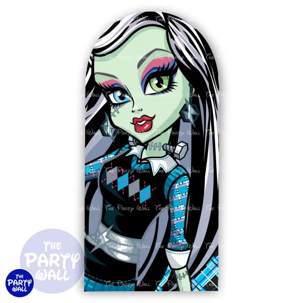 Monster High - Funda para mampara de punta redonda o rectangular Mampara de punta redonda