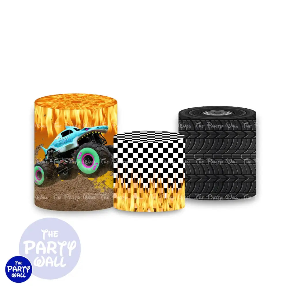 Monster Jam - Fundas para cilindros Cilindros