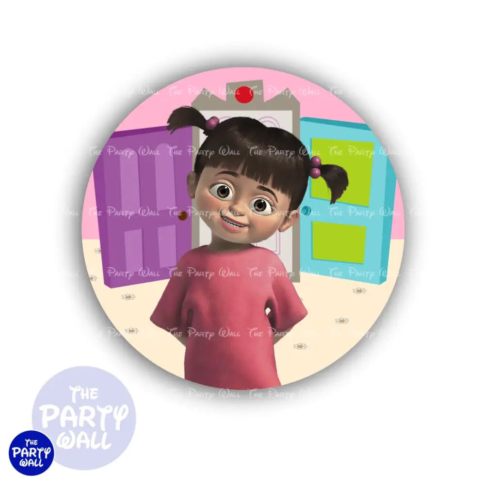 Monsters Inc - Funda para mampara circular Circular