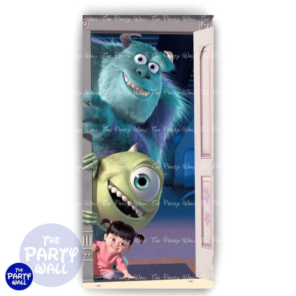 Monsters Inc - Funda para mampara de punta redonda o rectangular Mampara de punta redonda