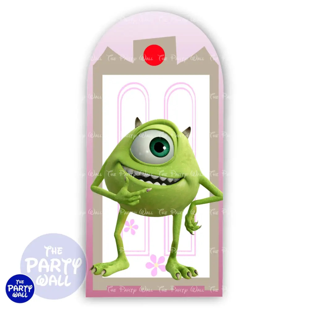 Monsters Inc - Funda para mampara de punta redonda o rectangular Mampara de punta redonda