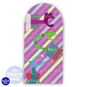 Monsters Inc - Funda para mampara de punta redonda o rectangular Mampara de punta redonda