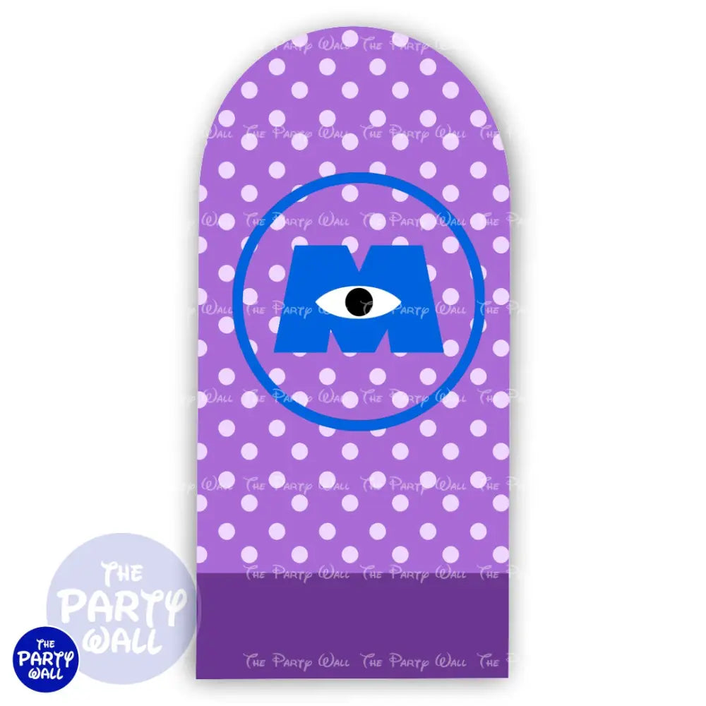 Monsters Inc - Funda para mampara de punta redonda o rectangular Mampara de punta redonda