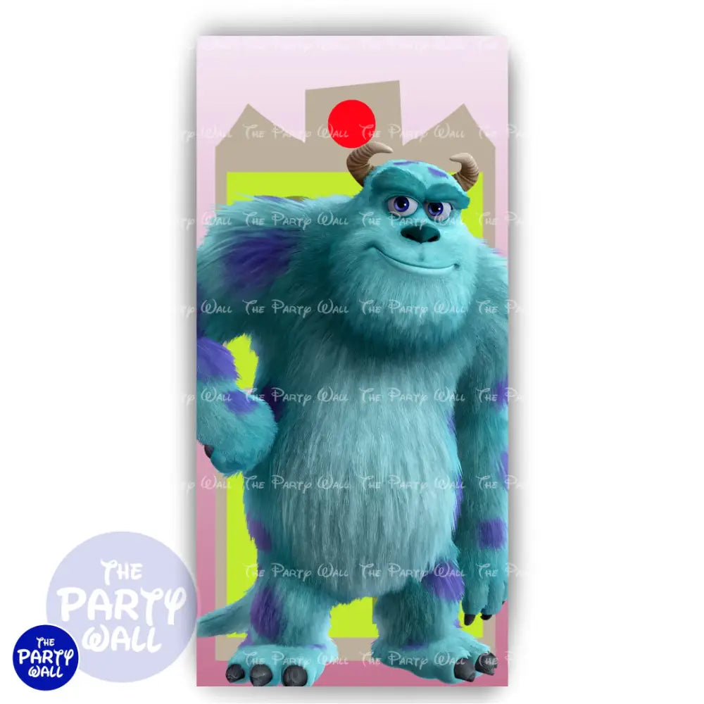 Monsters Inc - Funda para mampara de punta redonda o rectangular Mampara de punta redonda