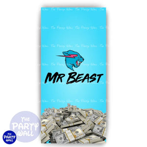 Mr Beast - Funda para mampara de punta redonda o rectangular Mampara de punta redonda