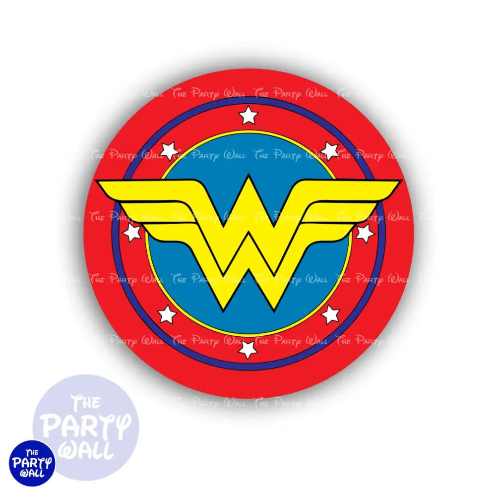 Mujer Maravilla - Funda para mampara circular Circular