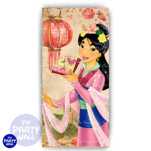 Mulan - Funda para mampara de punta redonda o rectangular Mampara de punta redonda