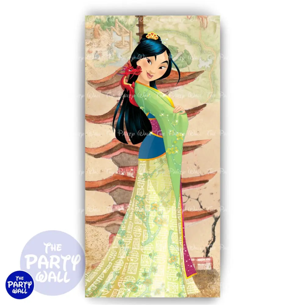 Mulan - Funda para mampara de punta redonda o rectangular Mampara de punta redonda